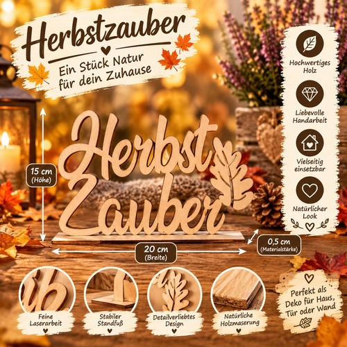Herbstdeko holz - herbstdeko,
