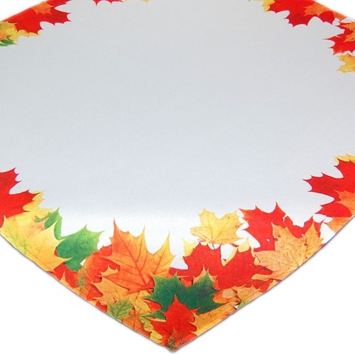 Tischdecke herbst 110x110 - herbst,