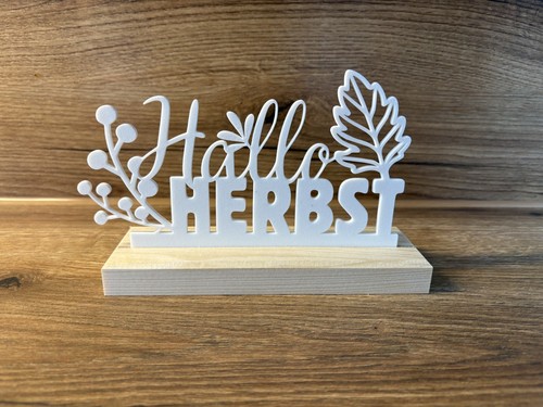 Herbst deko aufsteller - herbst, 3d