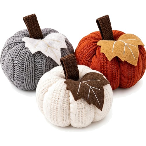 Kürbis herbstdeko set - kürbis,
