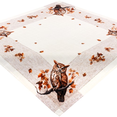 Tischdecke herbst eule - herbst,