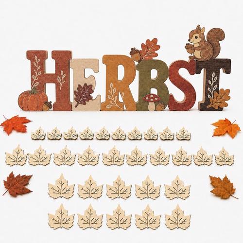 Herbstdeko holz schriftzug - herbstdeko,