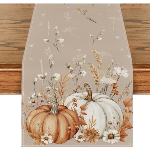 Tischläufer herbst blumen - herbst,