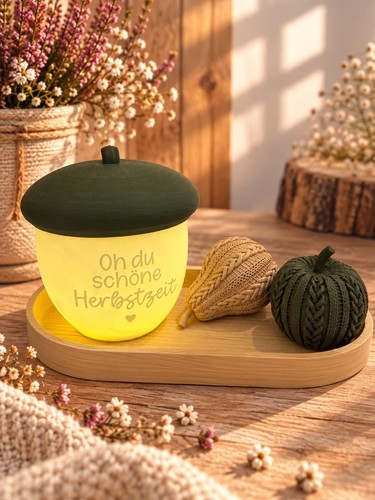 Herbst tablett deko - herbst, led