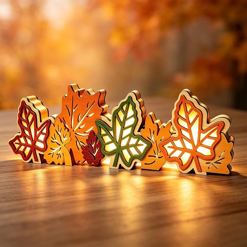 Herbstdekoration tisch holz - herbstdekoration,