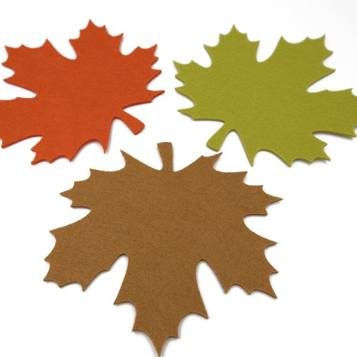 Tischdeko herbst filz - filz, 3tlg