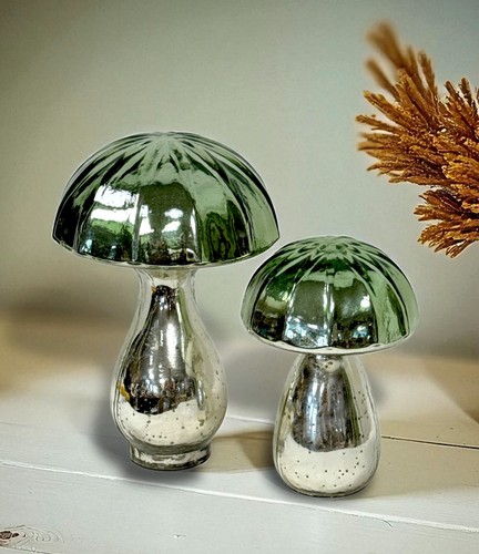 Glas pilz 2er set - glas,