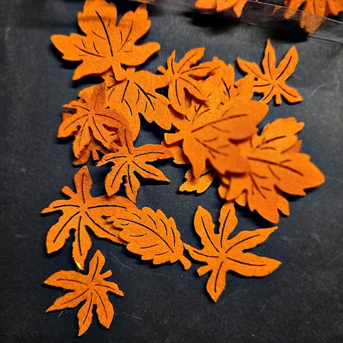 Streudeko herbstlaub aus - herbstlaub,