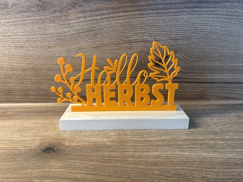 Herbst deko aufsteller - deko, 3d