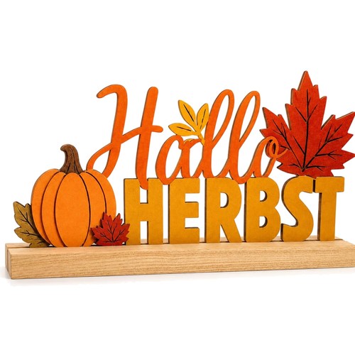 Herbstdeko holz schriftzug - herbstdeko,