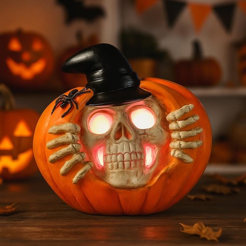 Halloween kürbis totenkopf - kürbis,