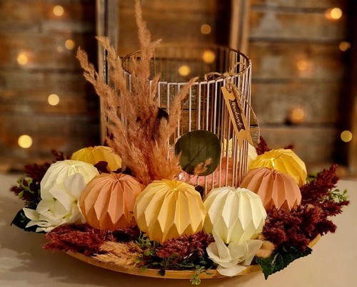 Herbst winter gesteck - winter,