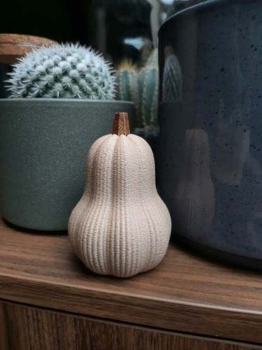 Deko kürbis figur beige braun - deko,